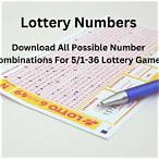 all possible lottery combinations